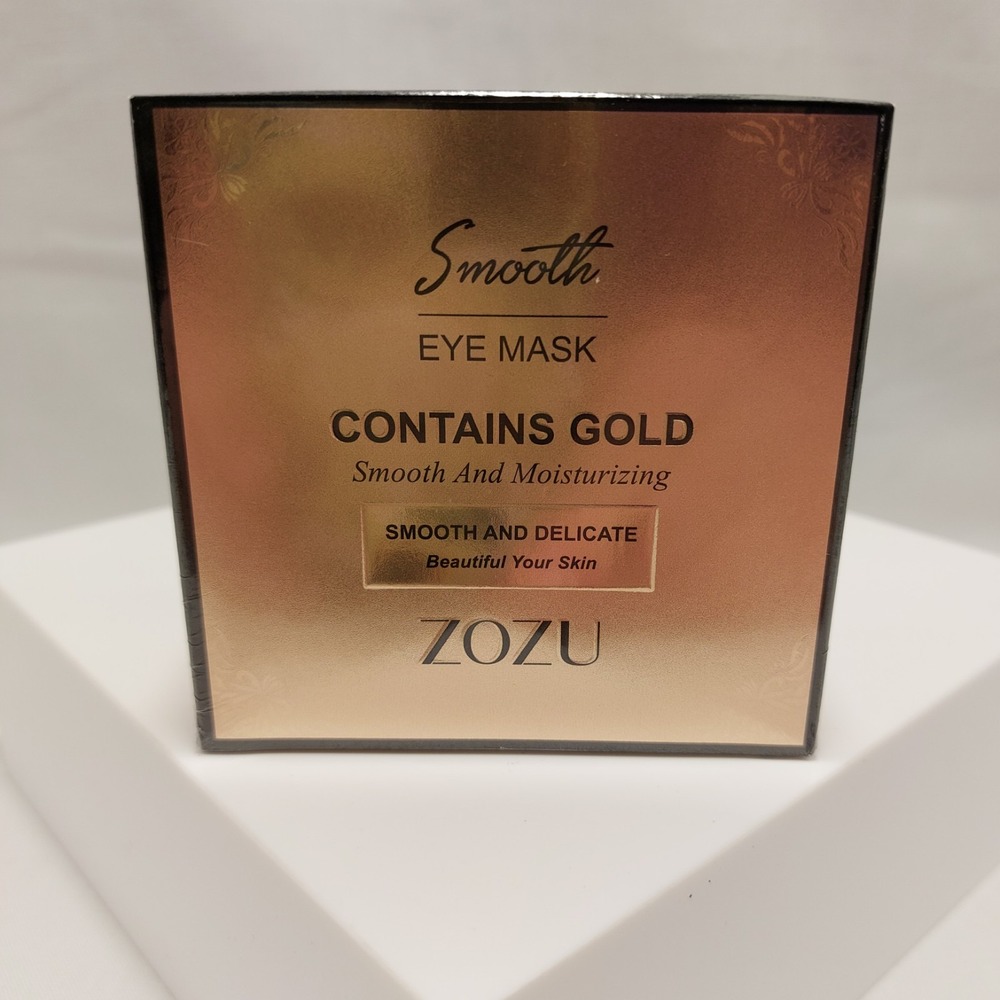 Zozu Smooth And Moisturizing Eye Mask • Contains Gold • Brand New • 80g/30 Pairs